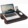 LAPGEAR Home Office Pro Lap Desk with Wrist Rest, Mouse Pad, and Phone Holder