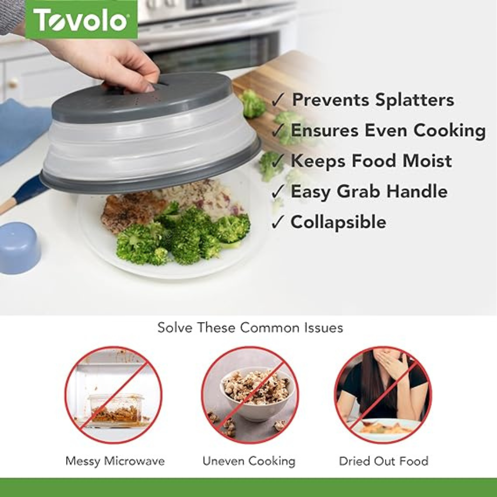 Tovolo Microwave Splatter Cover for Food